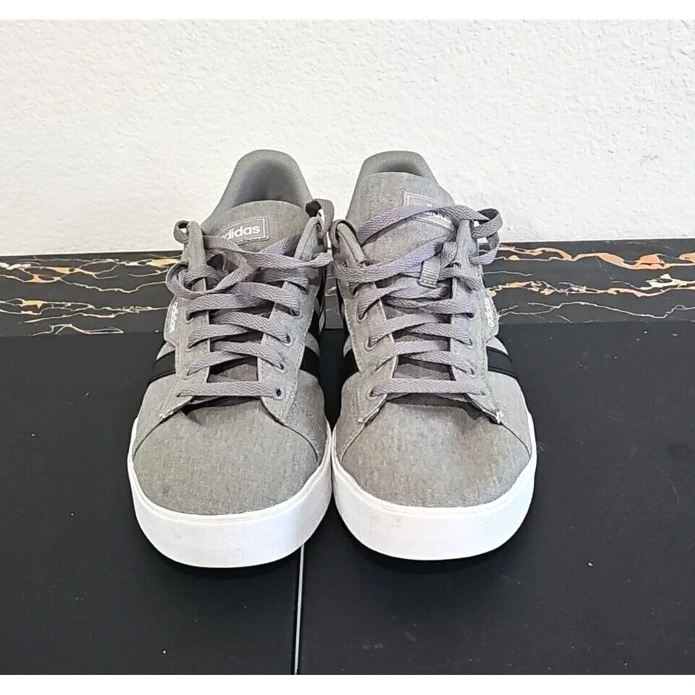 ADIDAS Men's Athletic Sneakers Grey & Black Shoes FW3270 Size 11.5